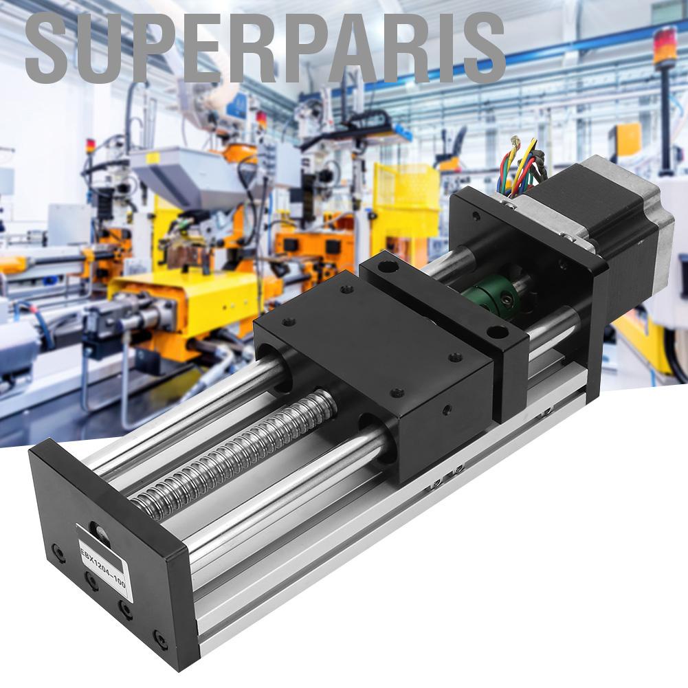 Superparis Linear Guide Rail CNC Slide Stage Actuator  Screw Motion Table Nema 23