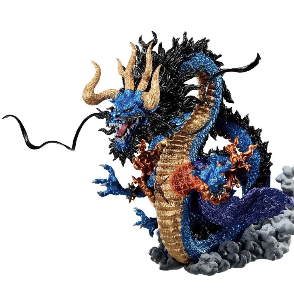 [ของแท้] ของแท้ Bandai Ichiban รางวัลวันพีช รางวัลครั้งสุดท้าย Kaido Wano Country Battle of Demon Island Kaido Dragon Green Cat Brand New Unopened XMTO