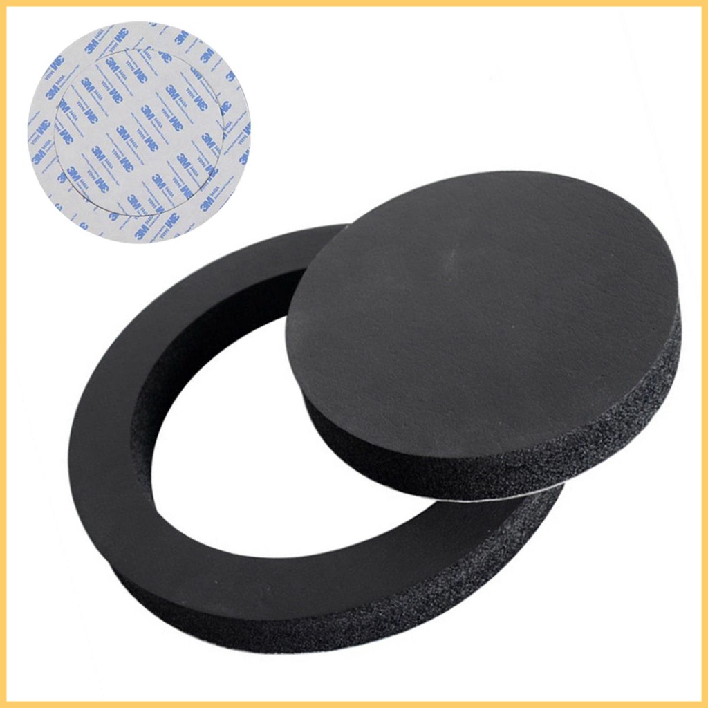 ชุดแผ่นโฟมลําโพงรถยนต์ 6.5 นิ้ว มีกาวในตัว