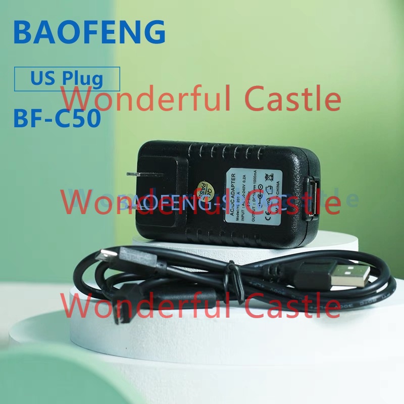 วิทยุสื่อสาร  รุ่น C50 ตัวจิ๋วแต่แจ๋ว! 2PCS Walkie Talkie 400-480MHz Two-Way Radios BF-C50 ที่ชาร์จ