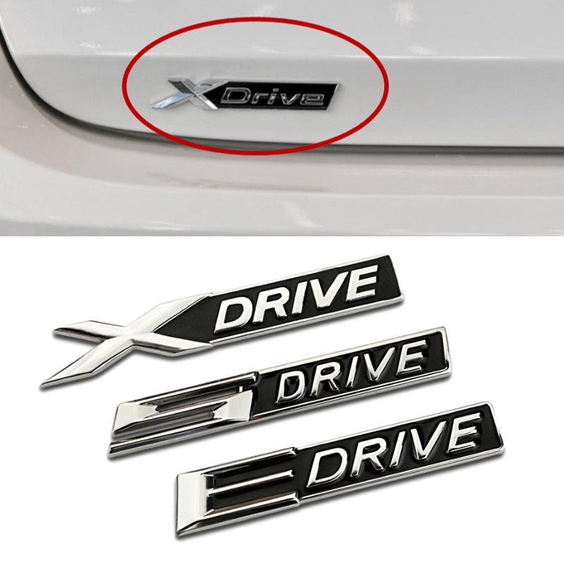 สติกเกอร์ตราสัญลักษณ์ X DRIVE S DRIVE E DRIVE สําหรับ BMW X1 X3 X5 E39 E46 E60 E90 F10 F30