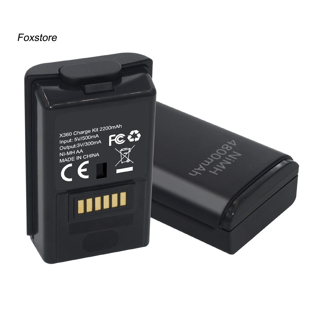 [Fx] ชุดที่ชาร์จแบตเตอรี่ แบบเปลี่ยน สําหรับ Xbox 360 - รูปที่ 3