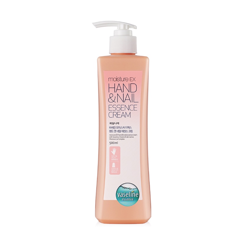 Kwailnara Vaseline Moisture EX Hand & Nail Essence Cream 500ml / Large Capacity