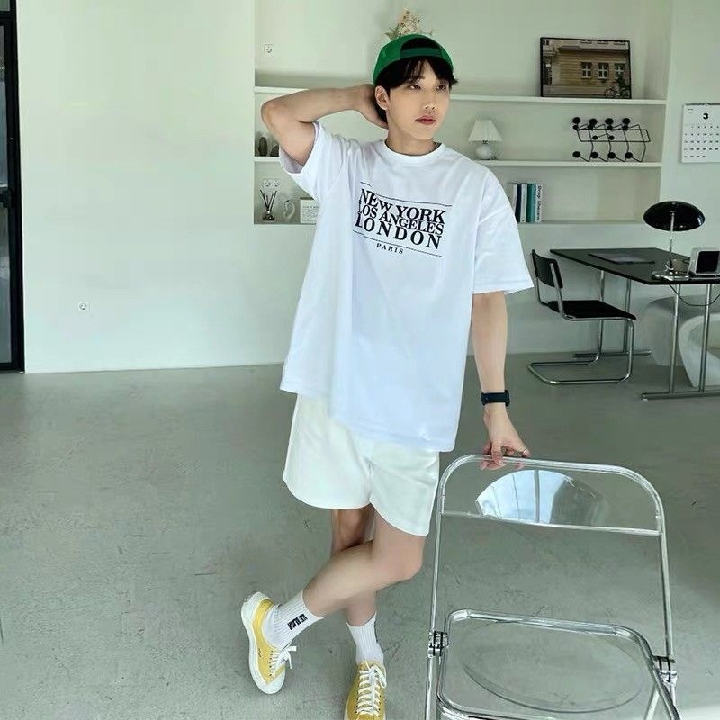 อ่อนนุ่ม 6 🌌🌃ลาย New york 🎀🎀🎈เสื้อยืด CMA ทรง Oversize อก 44-46" ผ้าคอตตอน 💯