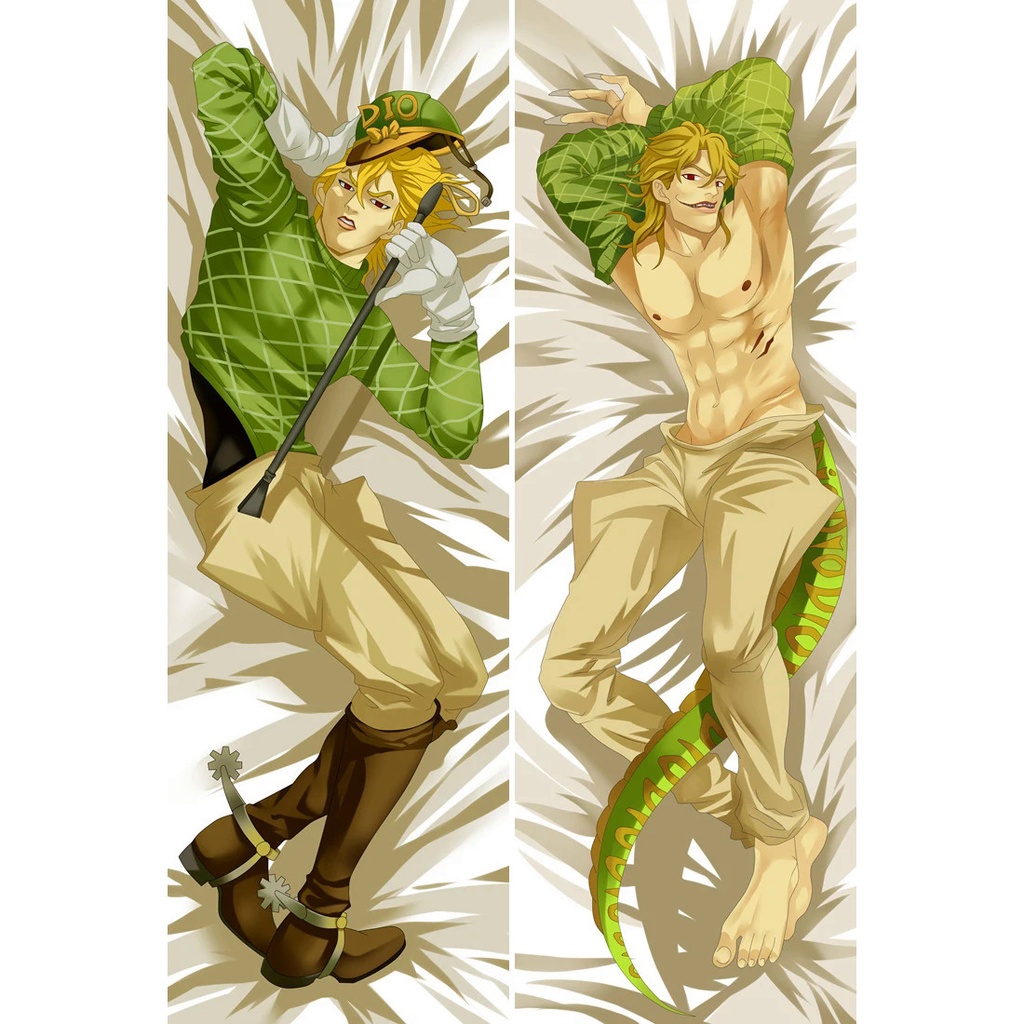 50x180cm Anime JoJo Bizarre Adventure Kujo Jotaro Pillow Case Cosplay Hugging Body Dakimakura Bed Pi