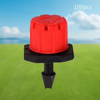 [พร้อมส่ง] หัวน้ําหยด 8รูสีแดง ปรับปริมาณ 0-70L/h ใช้กับท่อ PE หรือสายไมโคร 4/7 อุปกรณ์ระบบน้ําพ่นหมอก