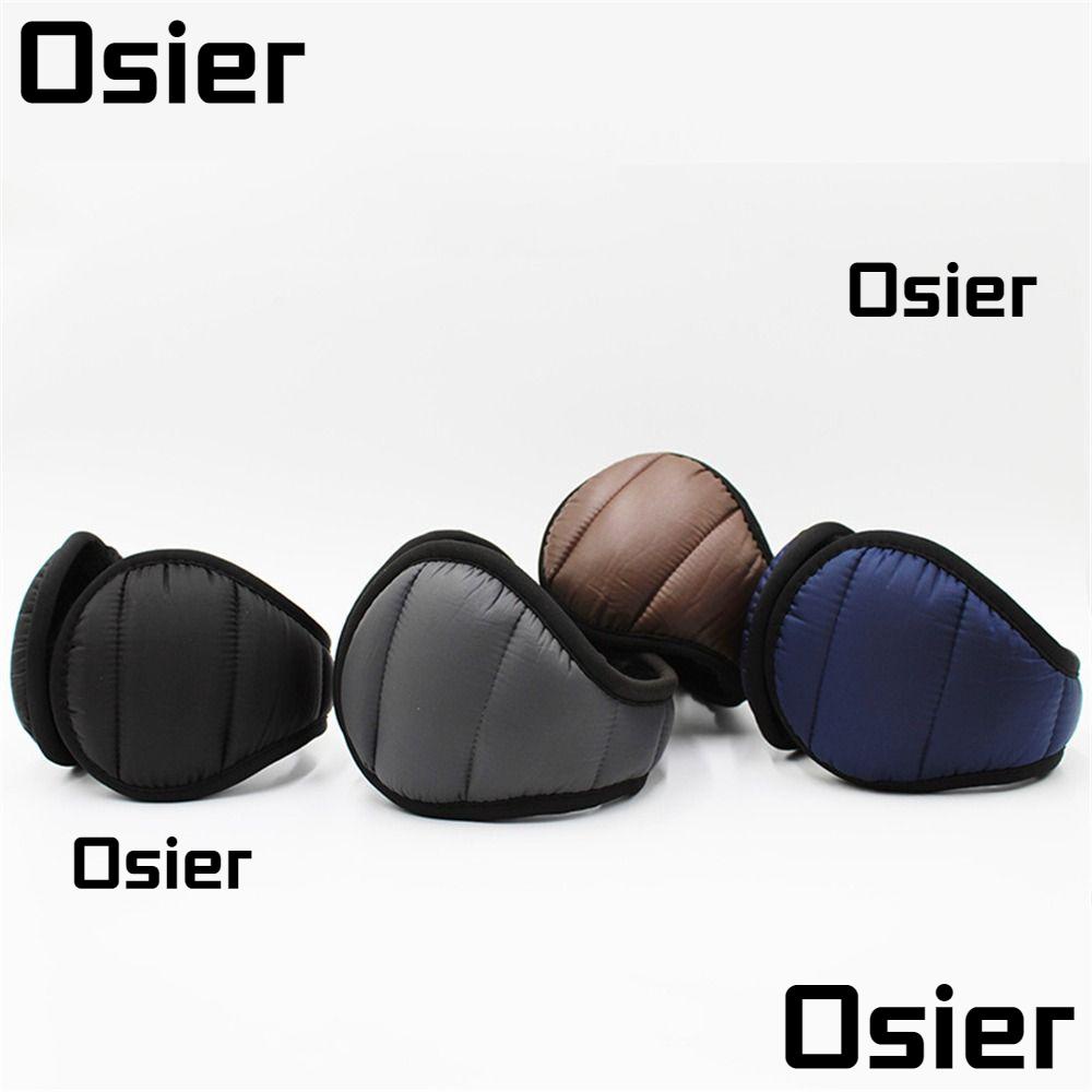 Osier1 ที่ปิดหูกันหนาว ผ้ากํามะหยี่ขนนิ่ม กันลม พับได้ ใส่สบาย สีพื้น แฟชั่นฤดูหนาว สําหรับเล่นสกี
