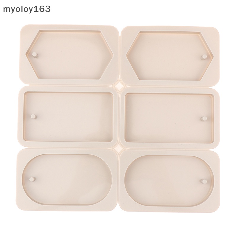 Myoloy แม่พิมพ์ซิลิโคน ทรงสี่เหลี่ยมผืนผ้า 6 ช่อง สําหรับทําสบู่ เค้ก น้ําแข็ง พลาสเตอร์ DIY