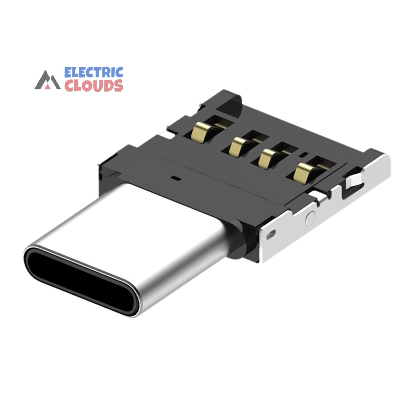 【เมฆไฟฟ้า】 Usb-c 3.1 Type C ตัวผู้ เป็น USB ตัวเมีย OTG อะแดปเตอร์แปลง สําหรับดิสก์ U