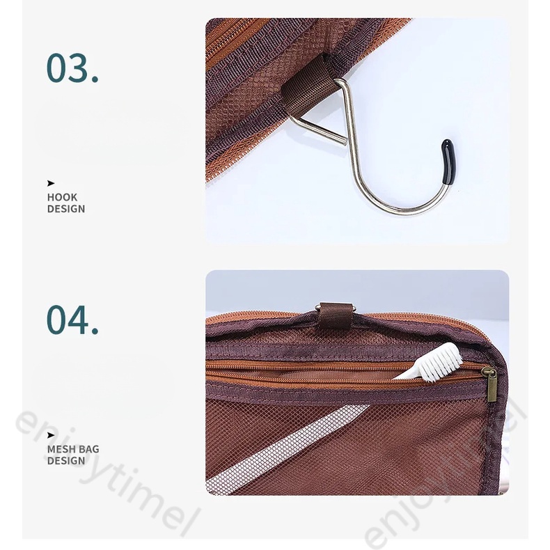 กระเป๋าเก็บของ แบบแขวน สไตล์วินเทจ สําหรับผู้ชาย