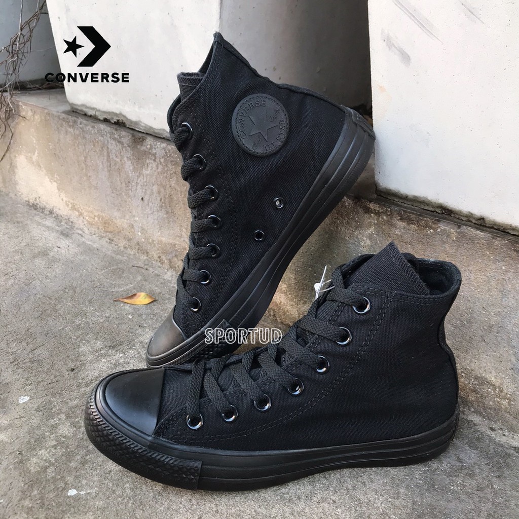 รองเท้าผ้าใบคอนเวิร์ส หุ้มข้อ สีดำล้วน CONVERSE รุ่น CTAS SEASONAL HI BLACK MONO รหัส M3310CS1BM