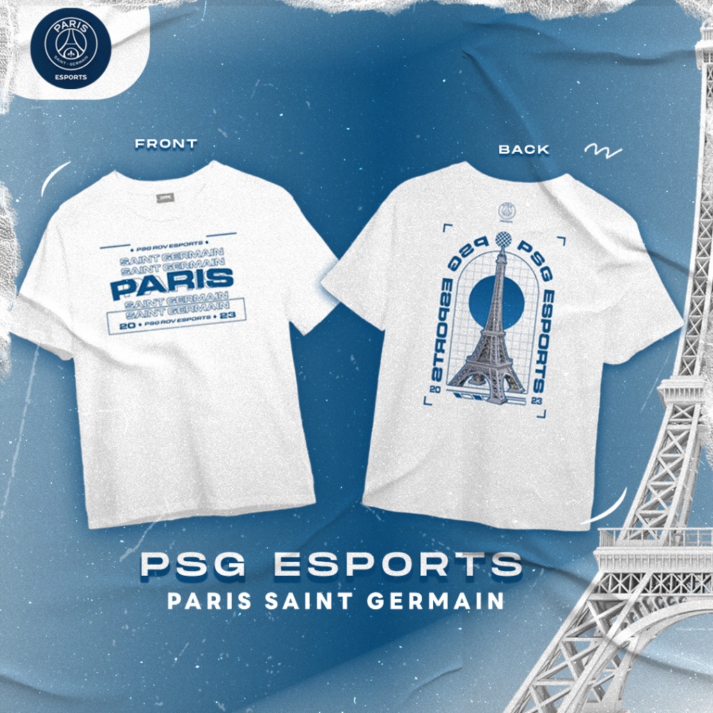 แฟชั่นใหม่ล่าสุด PSG Rising Star 2023 White T-Shirt