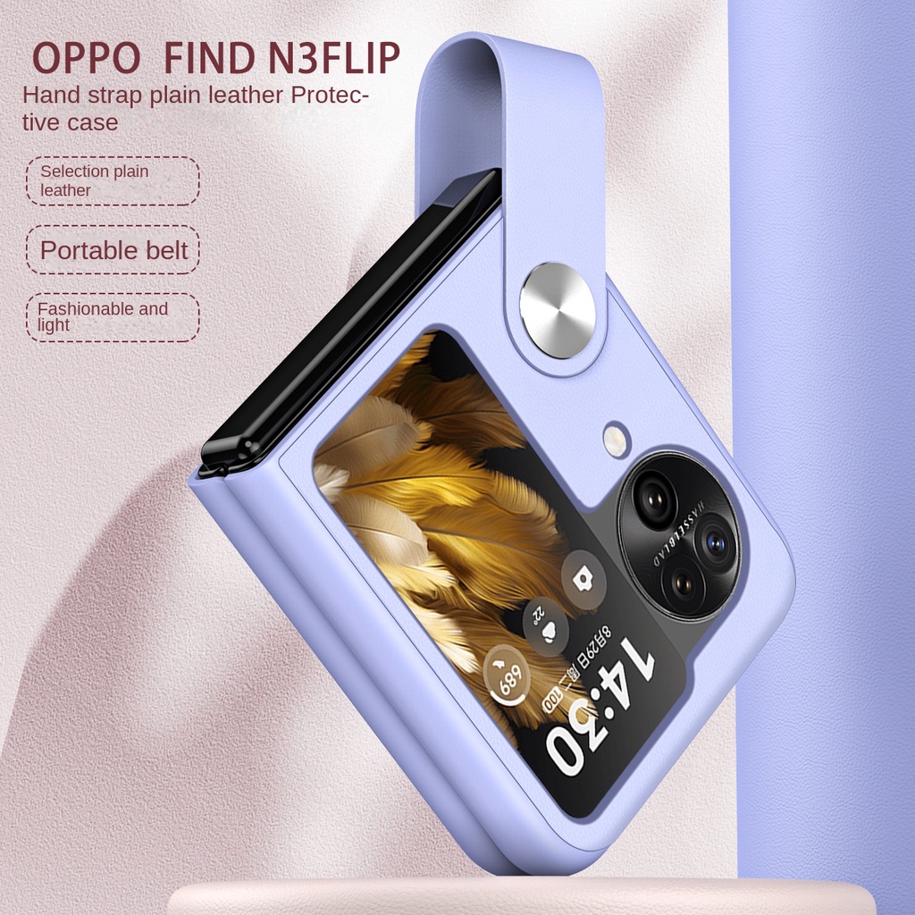 Áp dụng OPPO Find N3 Flip gấp màn hình dây đeo cổ tay bảo vệ trường hợp N3 Flip va chạm màu điện thoại bao gồm tất cả