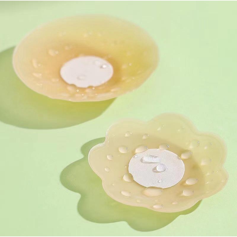 เสื้อใน #Daisy 011 ซิลิโคนจุกนมครอบคลุม Strapless Sticky Push Up ซิลิโคนแบบใช้ซ้ำได้