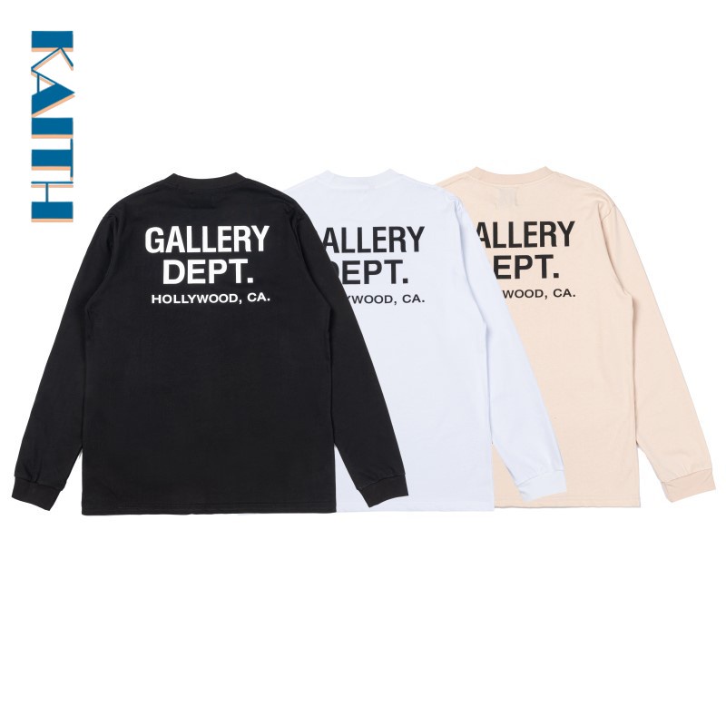 #E5 พร้อมส่ง เสื้อยืดคอกลม แขนยาว พิมพ์ลายตัวอักษรกราฟฟิค สีพื้น สไตล์เกาหลี วินเทจ ขนาดใหญ่ หน้า หลัง ขาวดํา สําหรับผู้ชาย และผู้หญิง