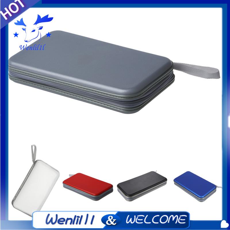 [Wenlil1l ]อัลบั้ม 80 แผ่น CD DVD Carry Cover Case Wallet Storage Holder Bag Hard Box