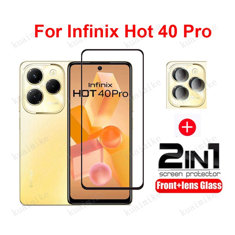 2 in 1 ฟิล์ม Infinix Hot 40 Pro ฟิล์มกระจกนิรภัยกันรอยหน้าจอ กันแอบมอง เพื่อความเป็นส่วนตัว สําหรับ Infinix Hot 40i 30i 20i 20s 40 30 20 5G Smart 8 HD 7 5 ฟิล์มกันรอย ฟิล์มกล้อง