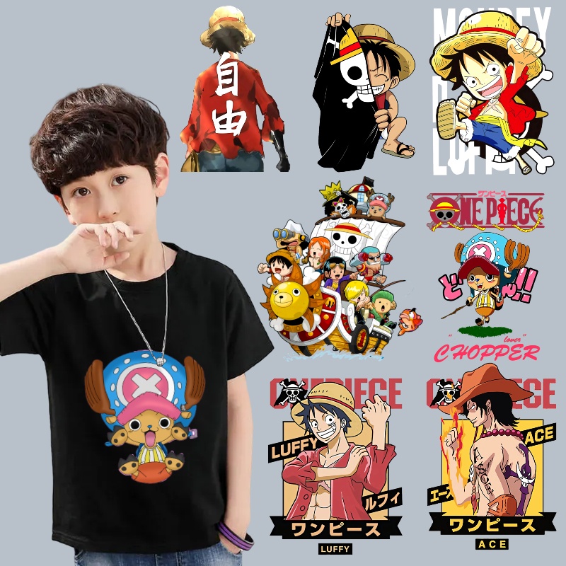 ใหม่ แผ่นแพทช์รีดร้อน ลายการ์ตูนลูฟี่ วันพีชน่ารัก ซักได้ สําหรับตกแต่งเสื้อผ้า กระเป๋า หมวก DIY ราคา ถูกที่สุด ดีลบีเคเค