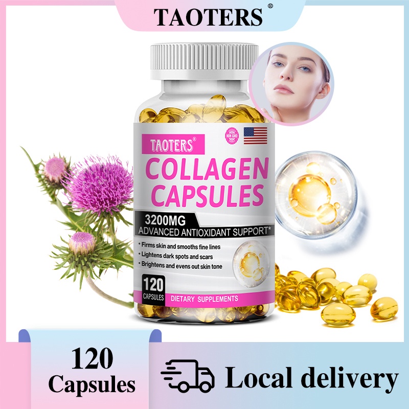Taoters คอลลาเจนและวิตามิน เพื่อผิวกระจ่างใส ผมและเล็บแข็งแรง ปรับสีผิวให้กระจ่างใส