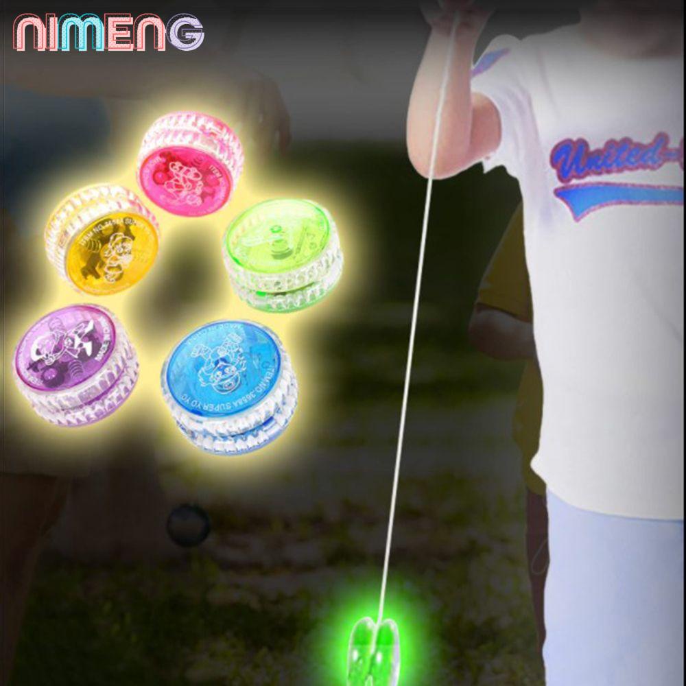 Nimeng โยโย่กระพริบ ของเล่นมายากล คลาสสิก พร้อมไฟ LED สําหรับเด็ก
