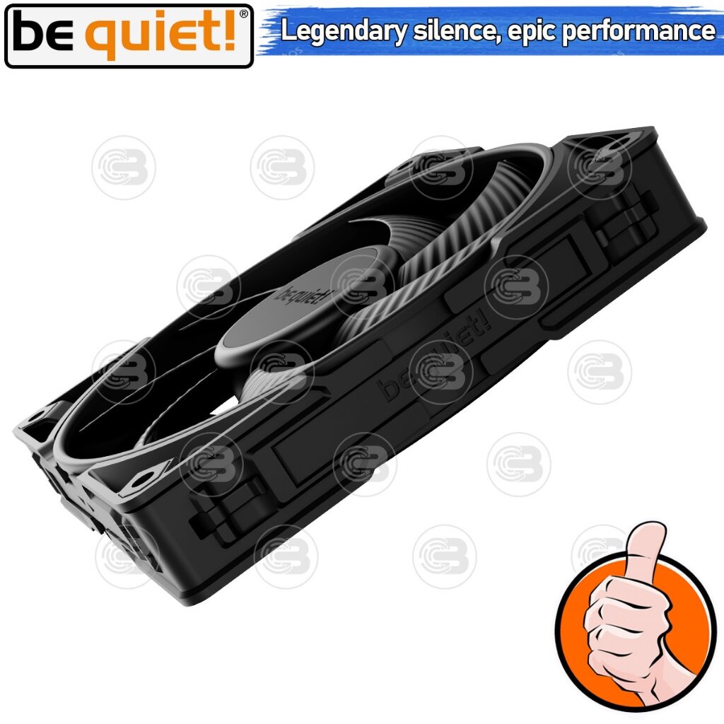 [CoolBlasterThai] Be Quiet PC Fan Case Silent Wings Pro 4 140 PWM (BL099) ประกัน 5 ปี