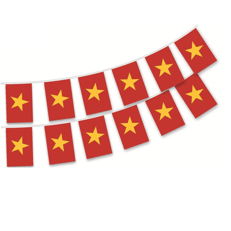 Vietnam เวียดนามธงตอม ่ อแบนเนอร ์ ธงประเทศธงสตริงแบนเนอร ์