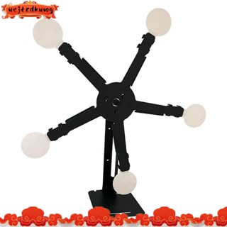 Uejfrdkuwg ขาตั้งเป้ายิง โลหะ พร้อมแผ่นเหล็ก 5 ชิ้น ใช้งานง่…