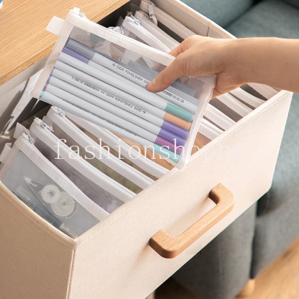 พร้อมส่ง กระเป๋าตาข่ายใส มีซิป ขนาดเล็ก สําหรับใส่ของเล่นเด็ก