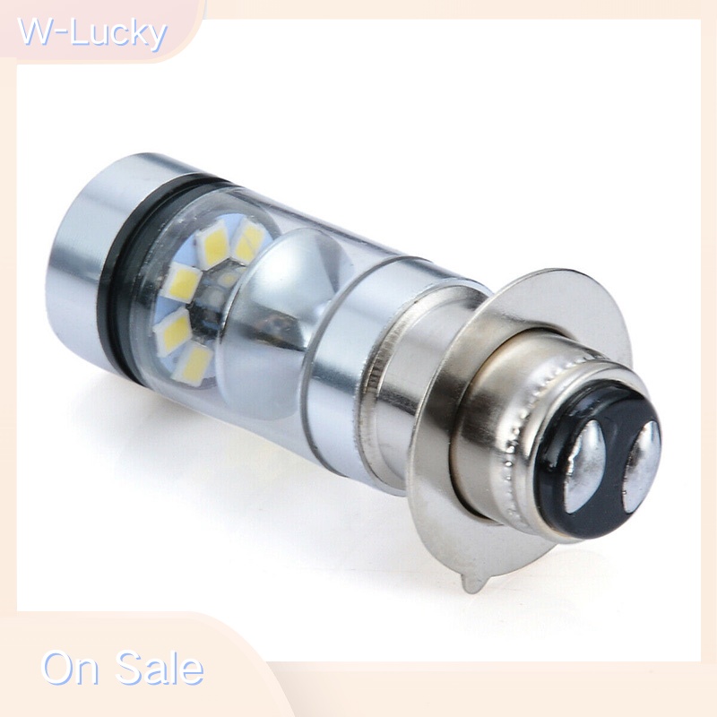 W-lucky BA20D H6 2323 20SMD LED 100W หลอดไฟตัดหมอก DRL ไฟเบรก ไฟจอดรถ สําหรับรถจักรยานยนต์