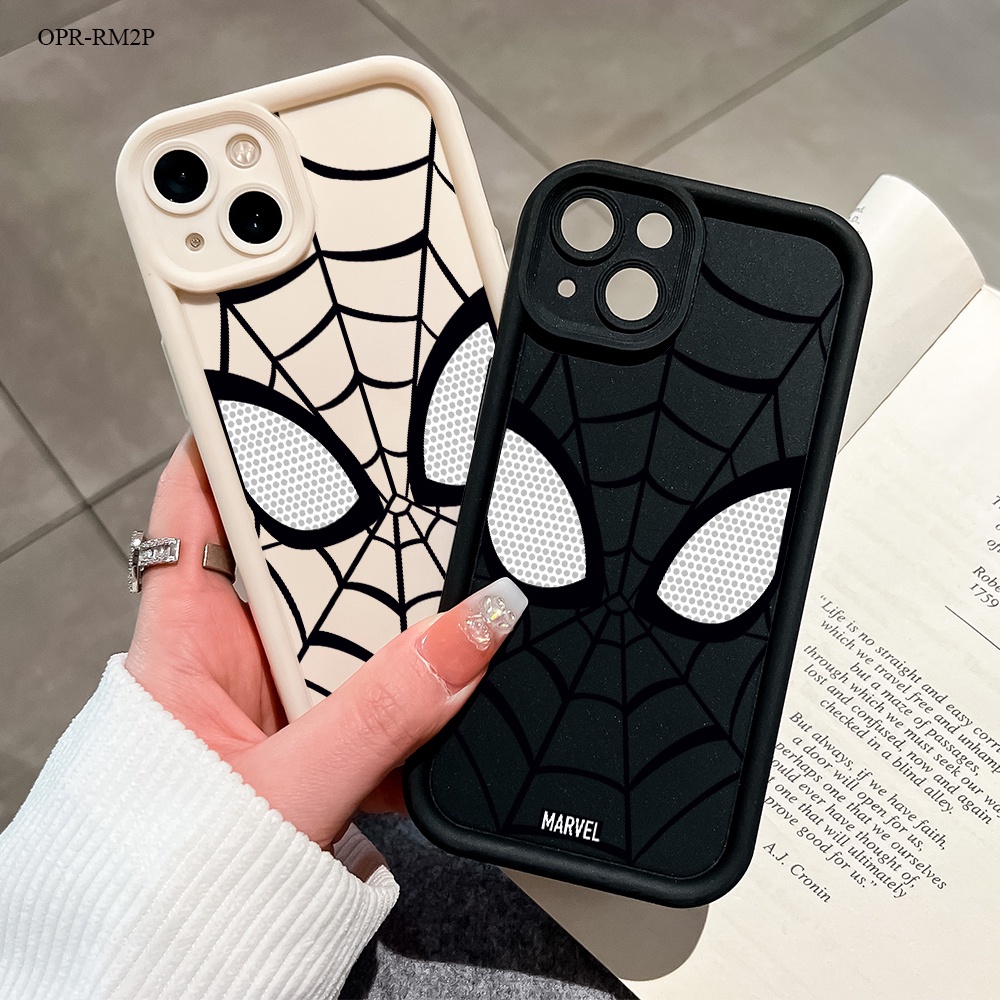 Realme 11 8 8i 7i C17 5 5i 5S 6i 2 Pro 4G 5G เคสเรียวมี สำหรับ Case Spider Eyes เคสโทรศัพท์ Soft Silicone Phone Cases Square