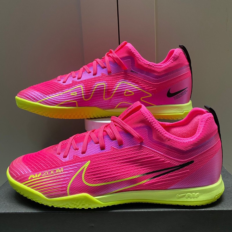 รองเท้าฟุตซอล Nike Zoom Mercurial Vapor 15 PRO สีชมพู กีฬา