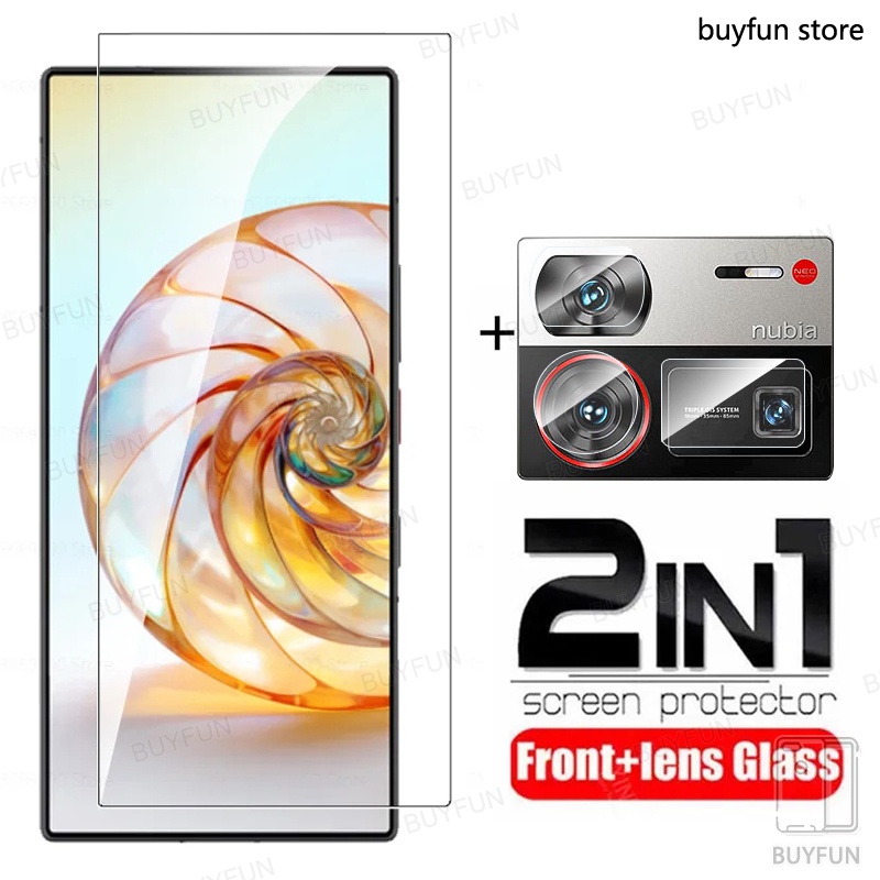2in1 For ZTE nubia Z60 Ultra Z 60 z60u Tempered Glass Screen Protector Protective Phone  Camera Lens