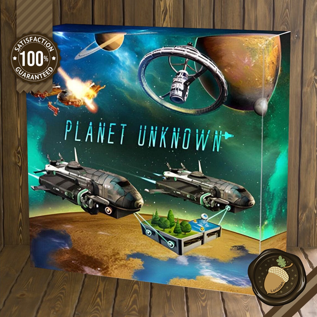 Planet Unknown บอร์ดเกมแท้ คู่มือภาษาอังกฤษ