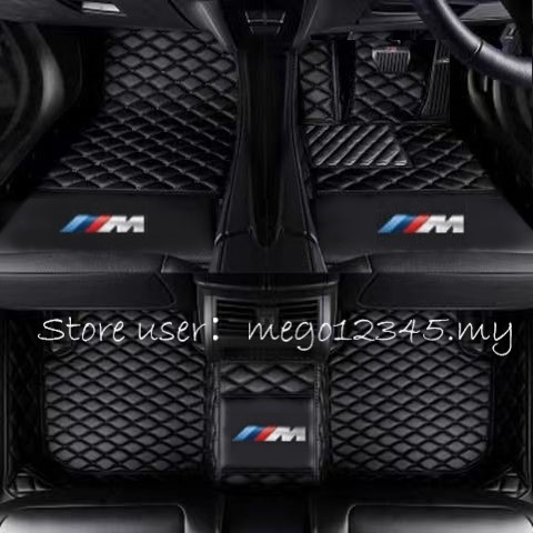 พรมปูพื้นรถยนต์ แบบหนัง ด้านขวา สําหรับ BMW F10 F30 E60 E90 G20 G30 พรมปูพื้นรถยนต์ พรม พรมหนังเข้าร