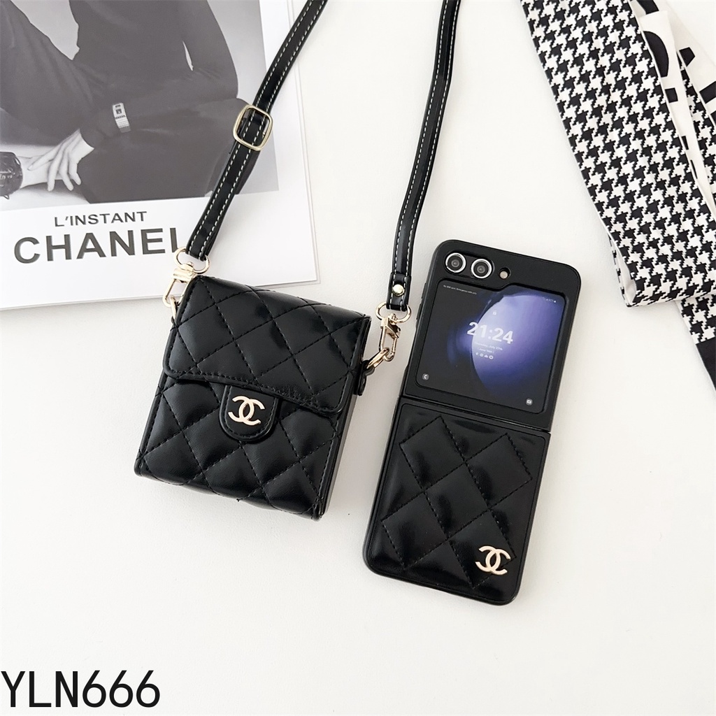 เคสโทรศัพท์มือถือหนัง PU ฝาพับ พร้อมช่องใส่บัตร หรูหรา สําหรับ Samsung Galaxy Z Flip 5 4 3 2 1 5G Z 