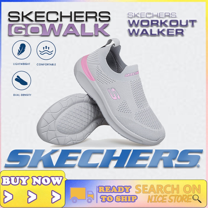 [รองเท้าผ้าใบผู้หญิง]] Skechers_go-walk รองเท้าสลิปออน น้ําหนักเบา สําหรับผู้หญิง
