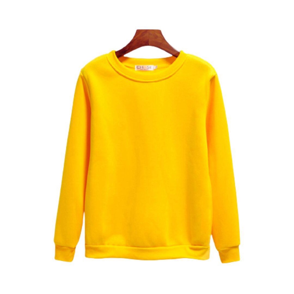 SWTS เสื้อแขนยาวสีเหลือง กันหนาว