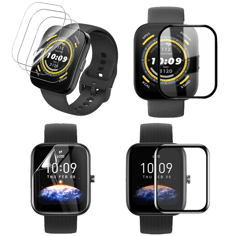Pmma ฟิล์มกันรอยหน้าจอ แบบใส 3D HD สําหรับ Amazfit Bip 3 5