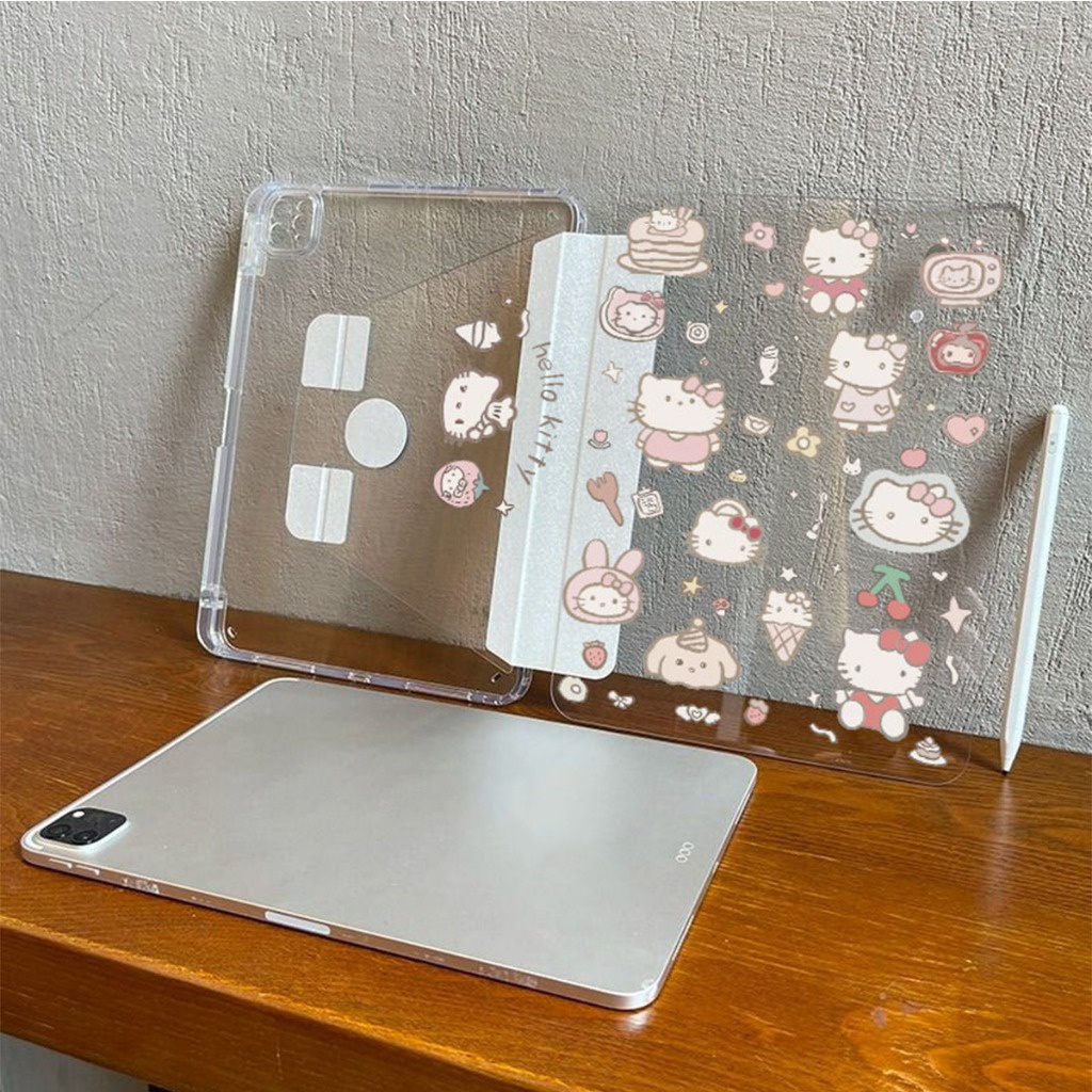 เคสไอเเพด หมุนได้ 360°rotation ลายน่ารัก สําหรับ forPro11 Air4/5 10.9 Gen9/8/7 10.2 Gen6/5 9.7 มีช่องใส่ปากกา
