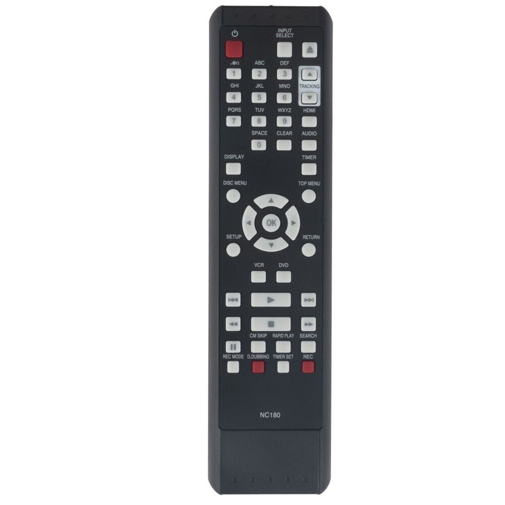 ใหม่ NC180 NC180UH สําหรับ FUNAI DVD VCR Combo รีโมทคอนโทรล ZV427FX4 ZV427FX4A
