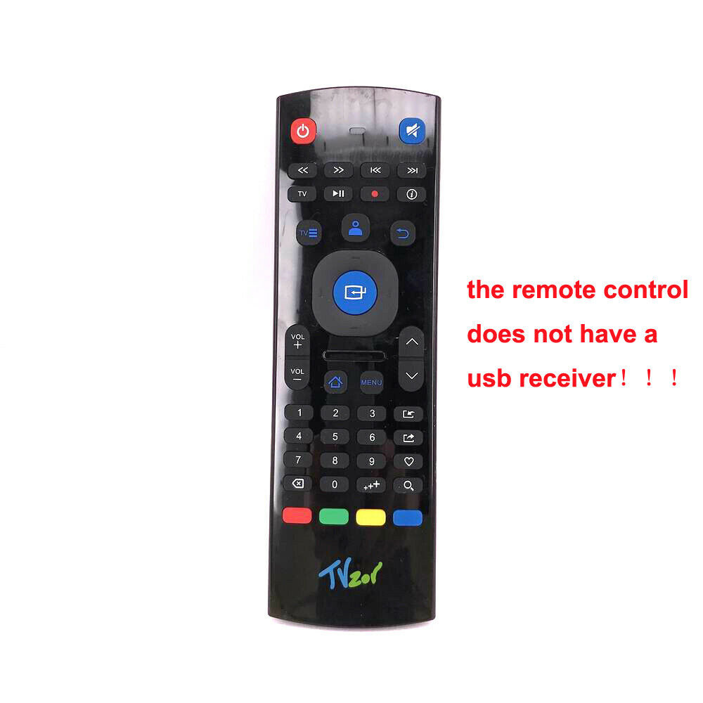 ใหม่สําหรับ TVZOR HDTV TV Box รีโมทคอนโทรลพร้อมคีย์บอร์ดไร้สาย Android