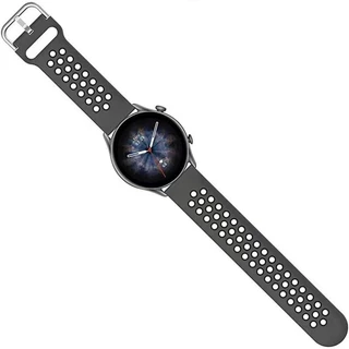 สายนาฬิกาXiaomi Watch s1 s1pro s1active s2 s3 s4 color2ชิลิโคนลายรูHuawei Gt1GT2GT3GT4สาย20mm22mm