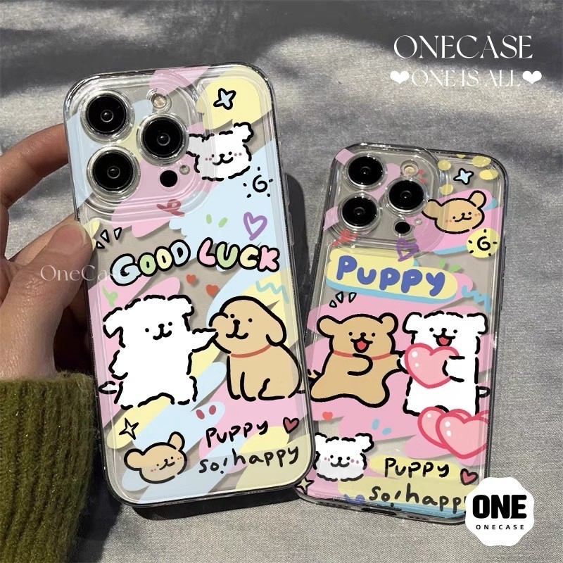 เคสไอโฟน สำหรับ IPhone 11 13 15 16 12 14 Pro Max 15 8 7 Plus 7Plus 8Plus XS Max X XR SE 2020 Maltese ลูกสุนัข นุ่ม เคส