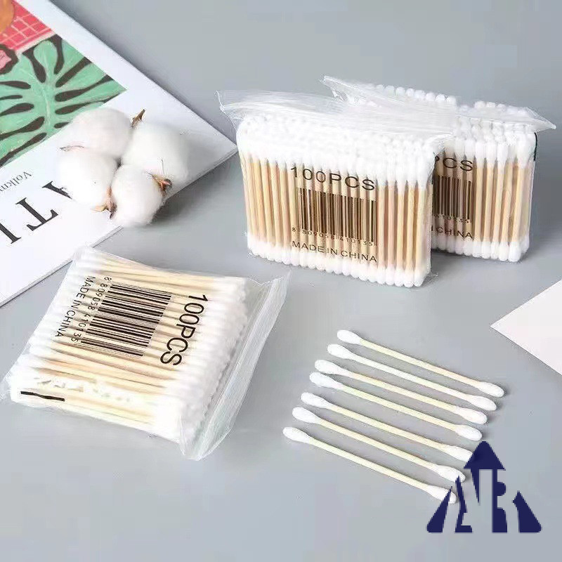 คอตตอนบัด สำลีปั่นหูด้ามไม้ สะอาดปลอดภัย Cotton buds สะอาดปลอดภัย การทำความสะอาดหูที่สะดวกสบาย  ปลอดภัย หายห่วง