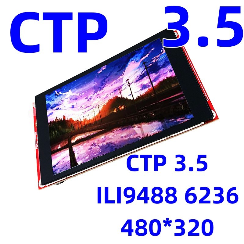 CTP 3.5 Super Capacitive Touch Panel ILI9488 6236 DIY Electronic ESP32 Display SPI Serial Port SD Ca
