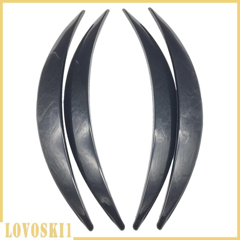 [Lovoski1] 4 ชิ้น Generic รถล้อคิ้ว Arch Trims ใช้งานได้จริง Mudguards Flaring Edge Trims