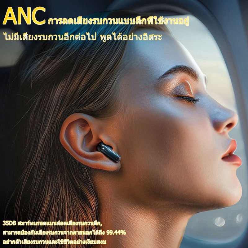 เสียงดี หูฟังบลูทูธหูฟัง A9 pro หูฟังไร้สายบลูทูธ เหมาะสำหรับเล่นเกม/ออกกำลังกาย/ฟังเพลง นและกันน ้ 