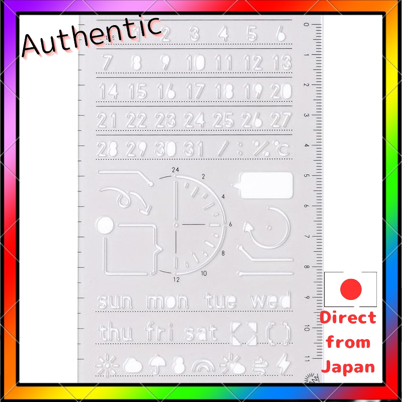 Sunny Template Planner Template Ruler Series

