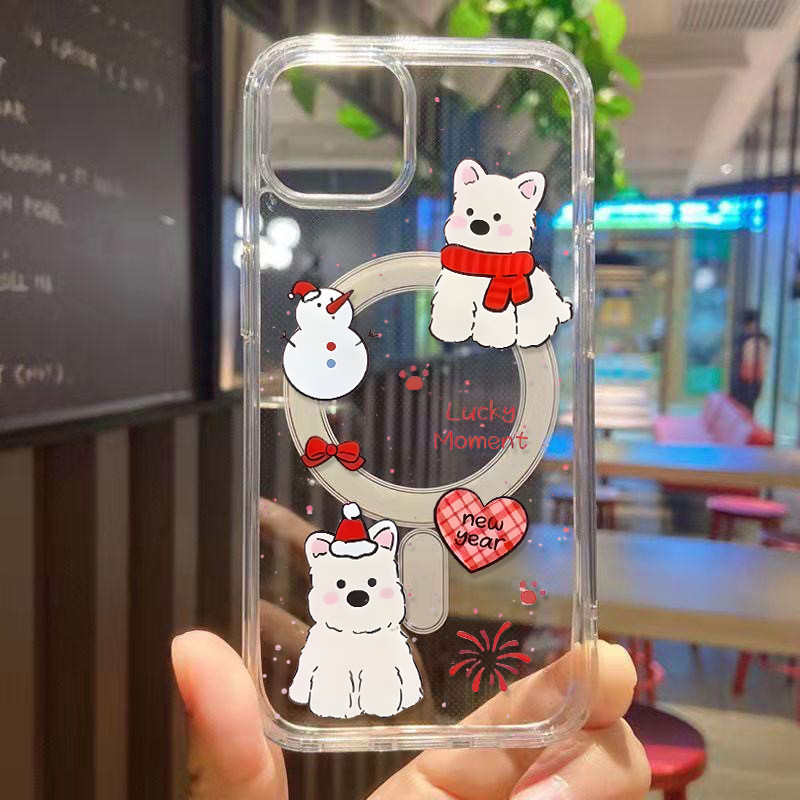 🦋GOOD🦋แม่เหล็ก เคสใสกันกระแทก เคสสําหรับไอโฟน 11 เคสชาร์ได้ สำหรับ IPhone 13 15 7Plus 14 12 11 Pro MAX 8 7 Plus 16 xsmax - รูปที่ 5