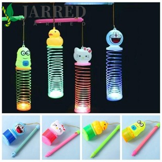 Jarred โคมไฟ Led พลาสติก ทรงกลม สีรุ้ง แบบพกพา ของเล่นเสริมการเรียนรู้เด็ก